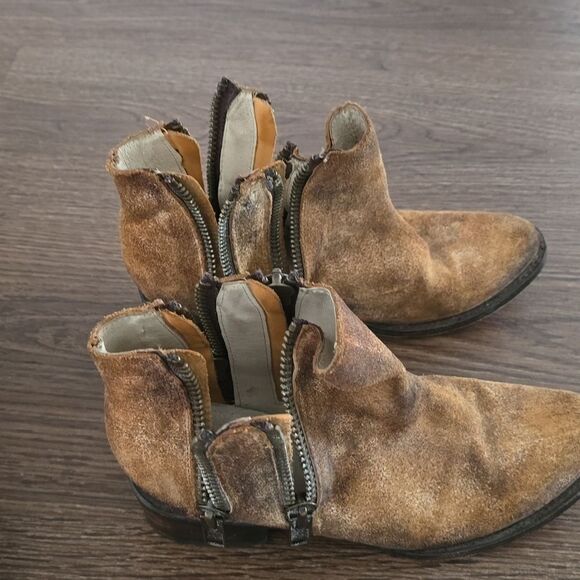 FREEBIRD by Steven Brown Suede “Clash” Ankle Booties sz9 - Picture 9 of 10